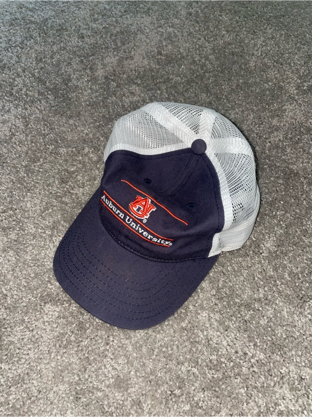 Auburn University Navy and White Trucker Hat Youth